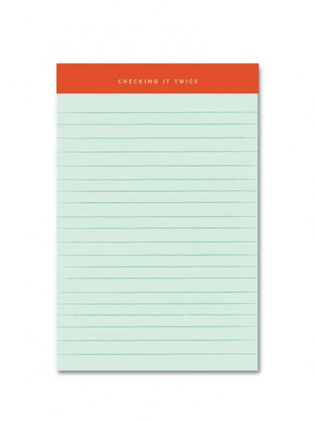 Checking It Twice Memo Notepad