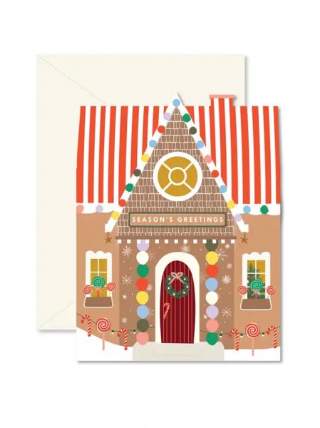 Gingerbread House Greeting Card