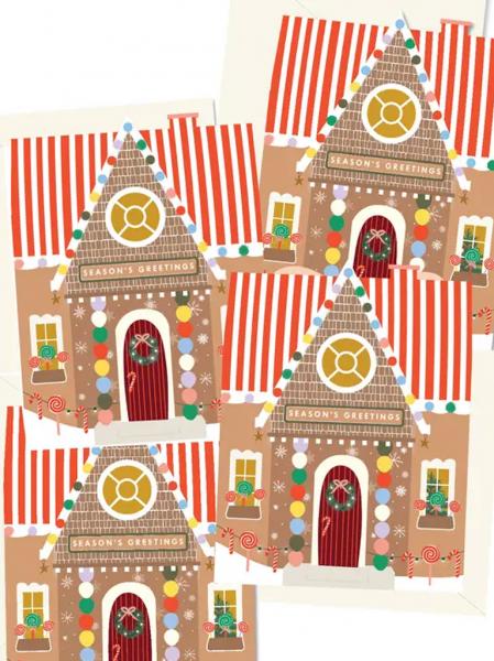 Gingerbread Greeting Cards Boxed Set/8