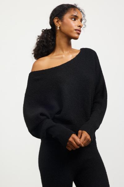 Windrose Off-Shoulder Sweater