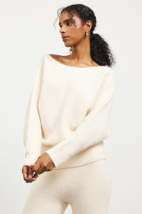 Windrose Off-Shoulder Sweater