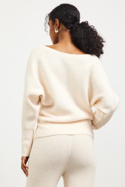 Windrose Off-Shoulder Sweater