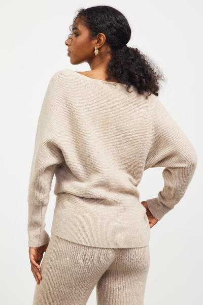 Windrose Off-Shoulder Sweater