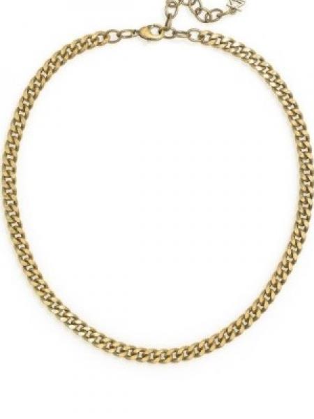 17" Burnished Gold Chain Necklace