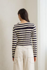 Sailer Collar Cardigan