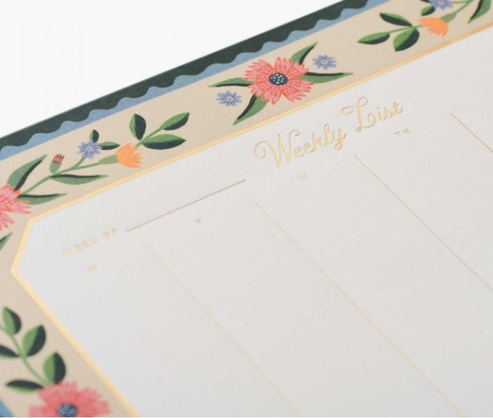 Aster Weekly Desk Pad