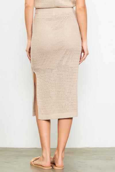 Budrow Cotton Knit Skirt