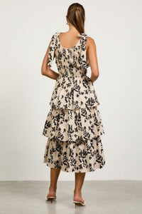 Oscar Poplin Tiered Dress