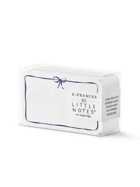 Navy Bow Little Notes