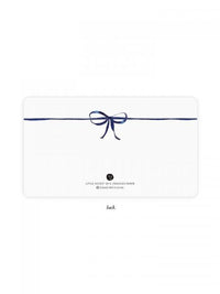 Navy Bow Little Notes