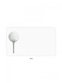 Golf Tee Little Notes