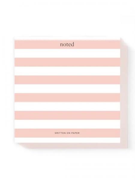 Peony Stripe Chunky Notepad