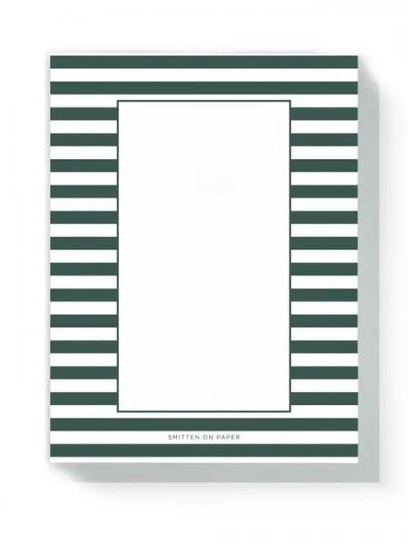 Green Stripe Chunky Notepad