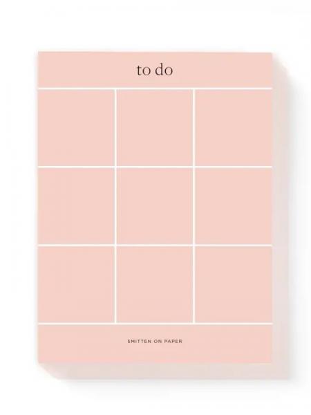 Peony Grid Chunky Notepad