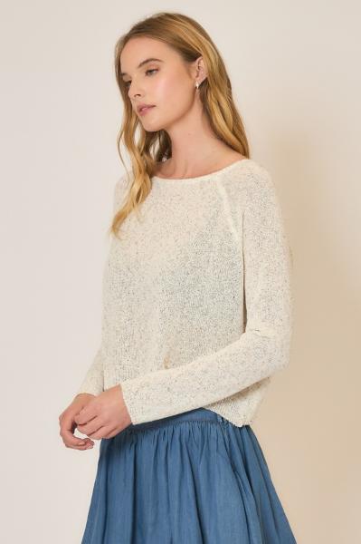 Light Knit Melange Sweater