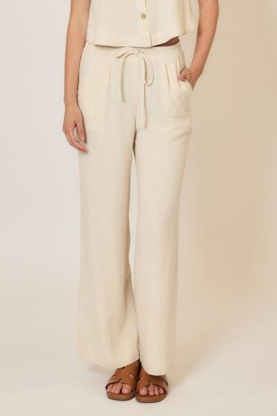 Tao Drawstring Linen Blend Pants