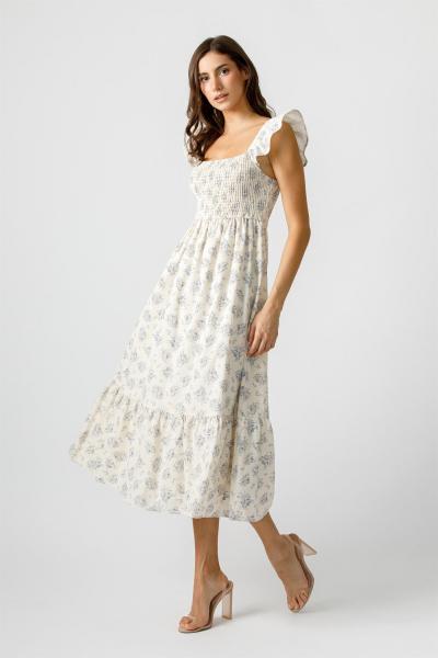 Corsica Cotton Floral Dress