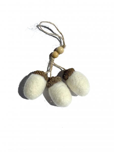 Felt Acorns Ornament