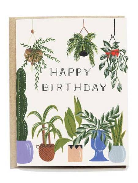 Plant Lover Birthday Card