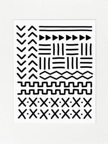 Mud Cloth Art Print