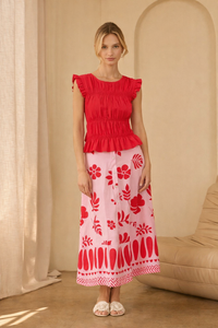 Sublime Button Skirt