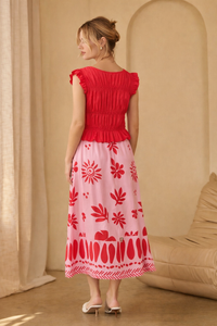 Sublime Button Skirt