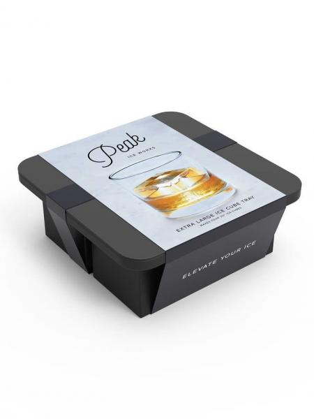 Charcoal Extra Large Ice Cube Tray