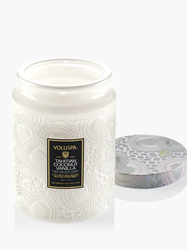 Tahitian Coconut Vanilla Large Jar Candle