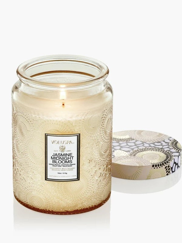 Jasmine Midnight Large Jar Candle