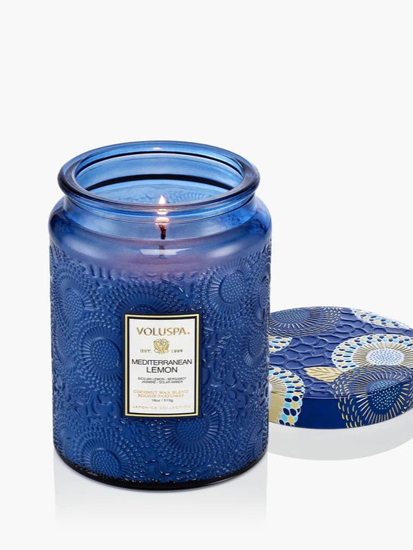 Mediterranean Lemon Large Jar Candle