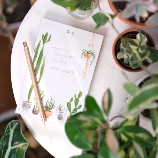 Houseplants Notepad