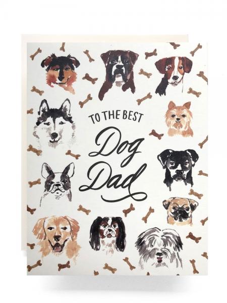 Best Dog Dad Card