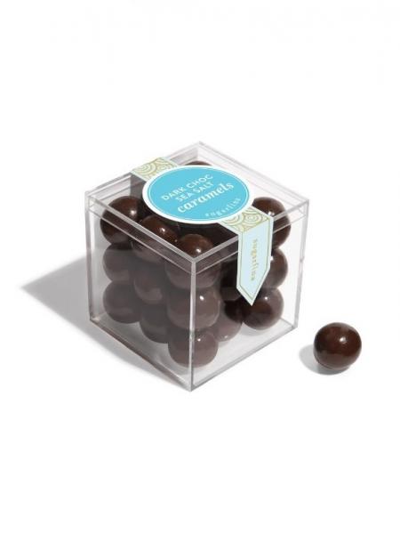 Dark Choc. Sea Salt Caramels - Small Cube