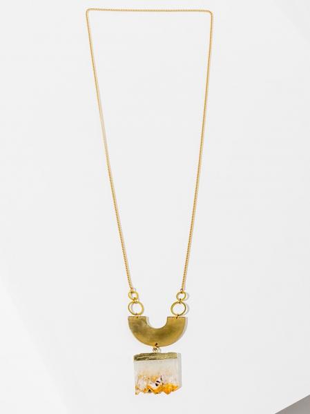 Citrine Sun Necklace