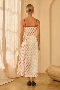 Charlemagne Polka Dot Dress