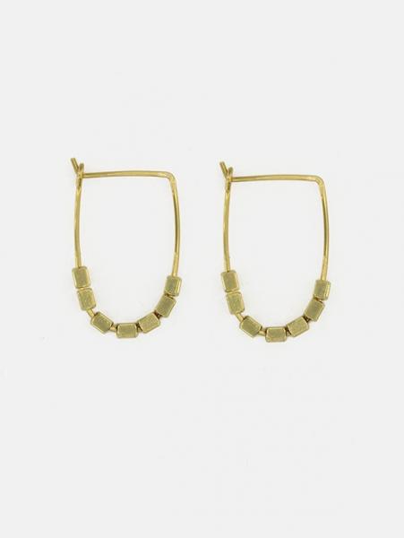 Beaded Loop Earrings
