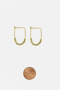 Beaded Loop Earrings