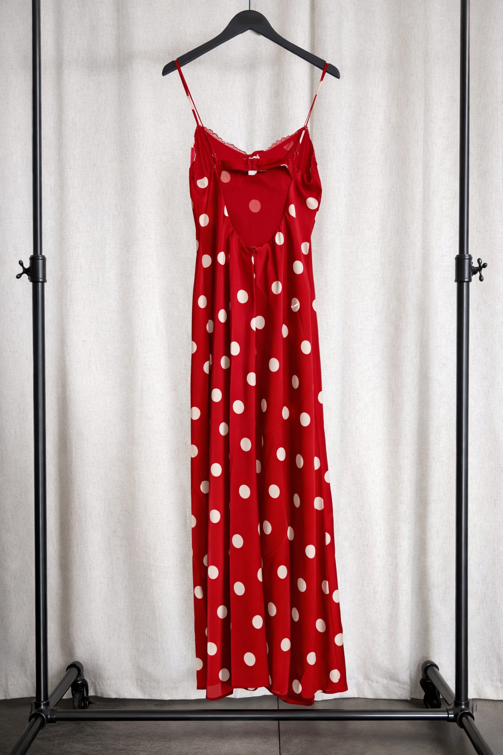 Polka Dot Tie Front Dress