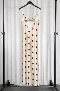Polka Dot Tie Front Dress