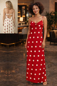 Polka Dot Tie Front Dress