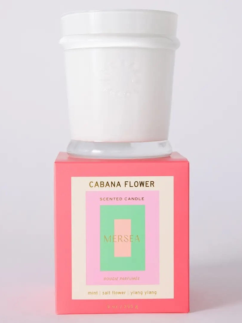 9oz Cabana Flower Candle