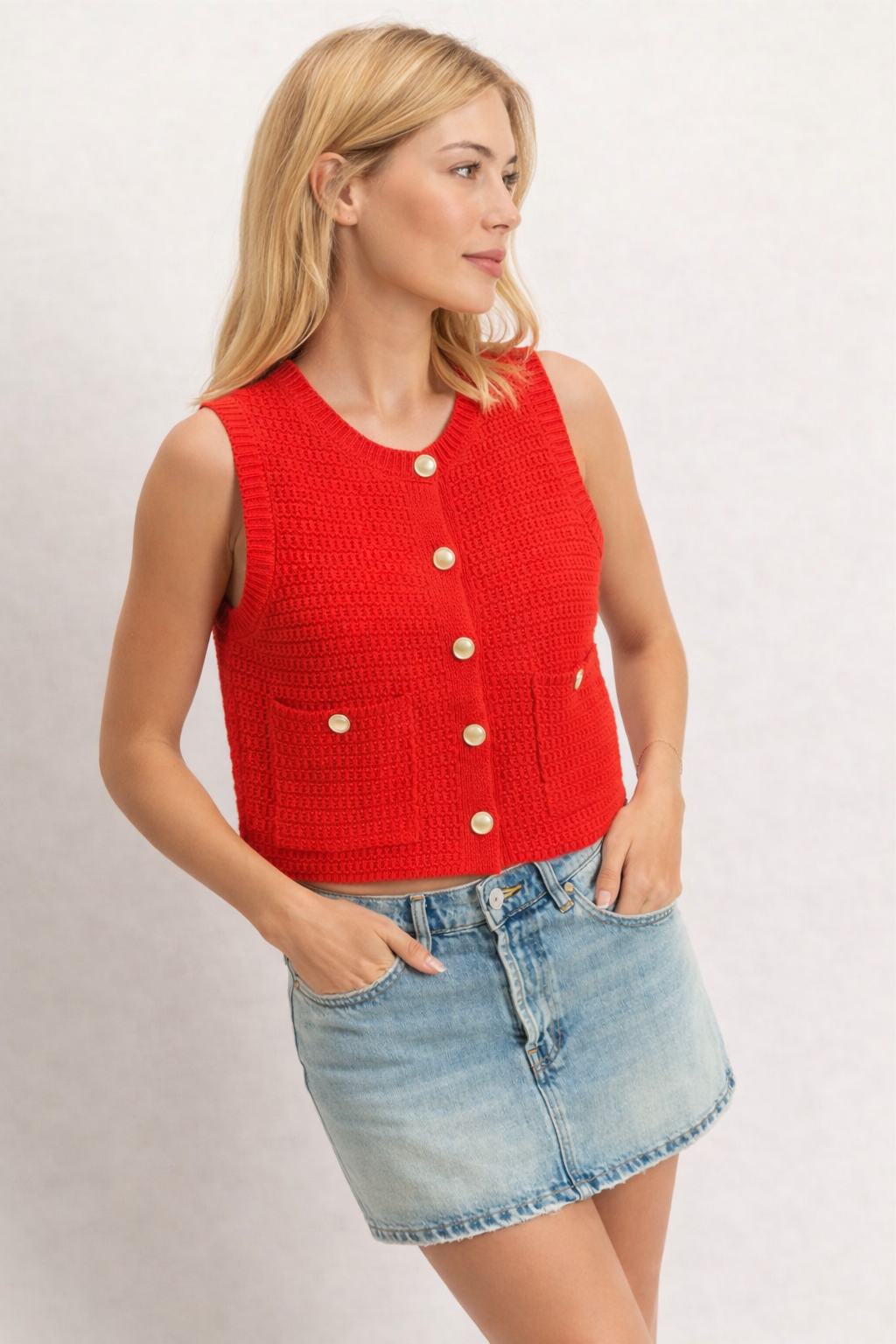 Brinkley Knit Vest Top