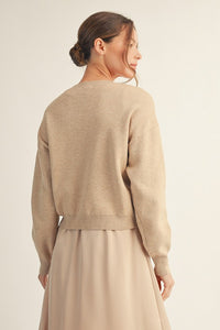 Cinched Front Sweater
