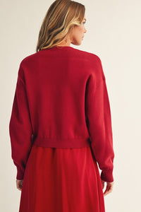 Cinched Front Sweater