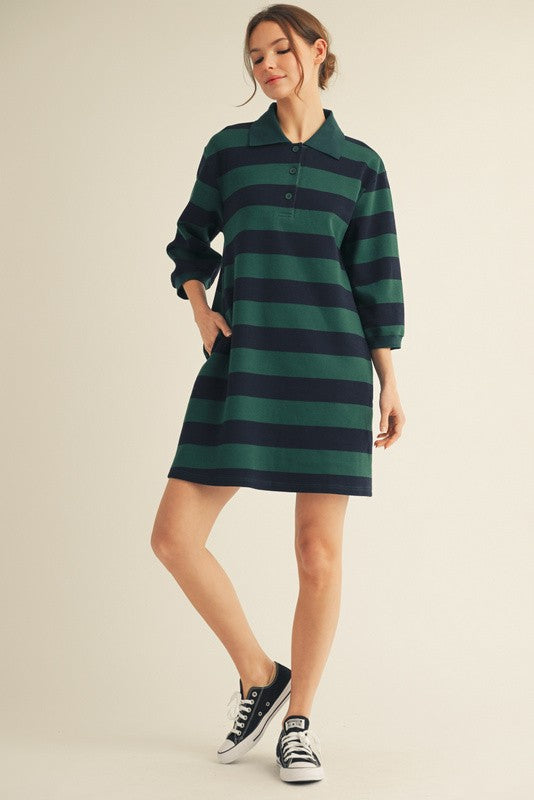 Rugby Striped Dress