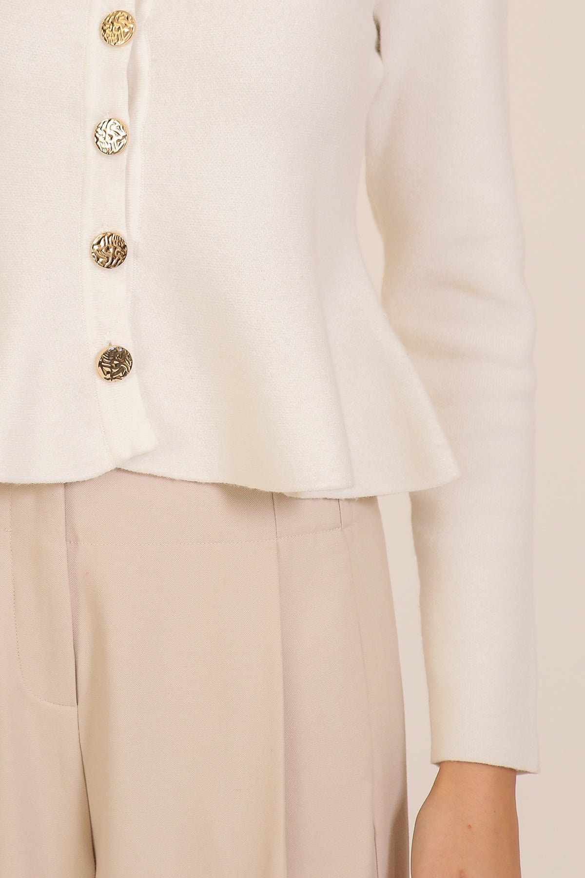 Liza Tailored Button Up Top