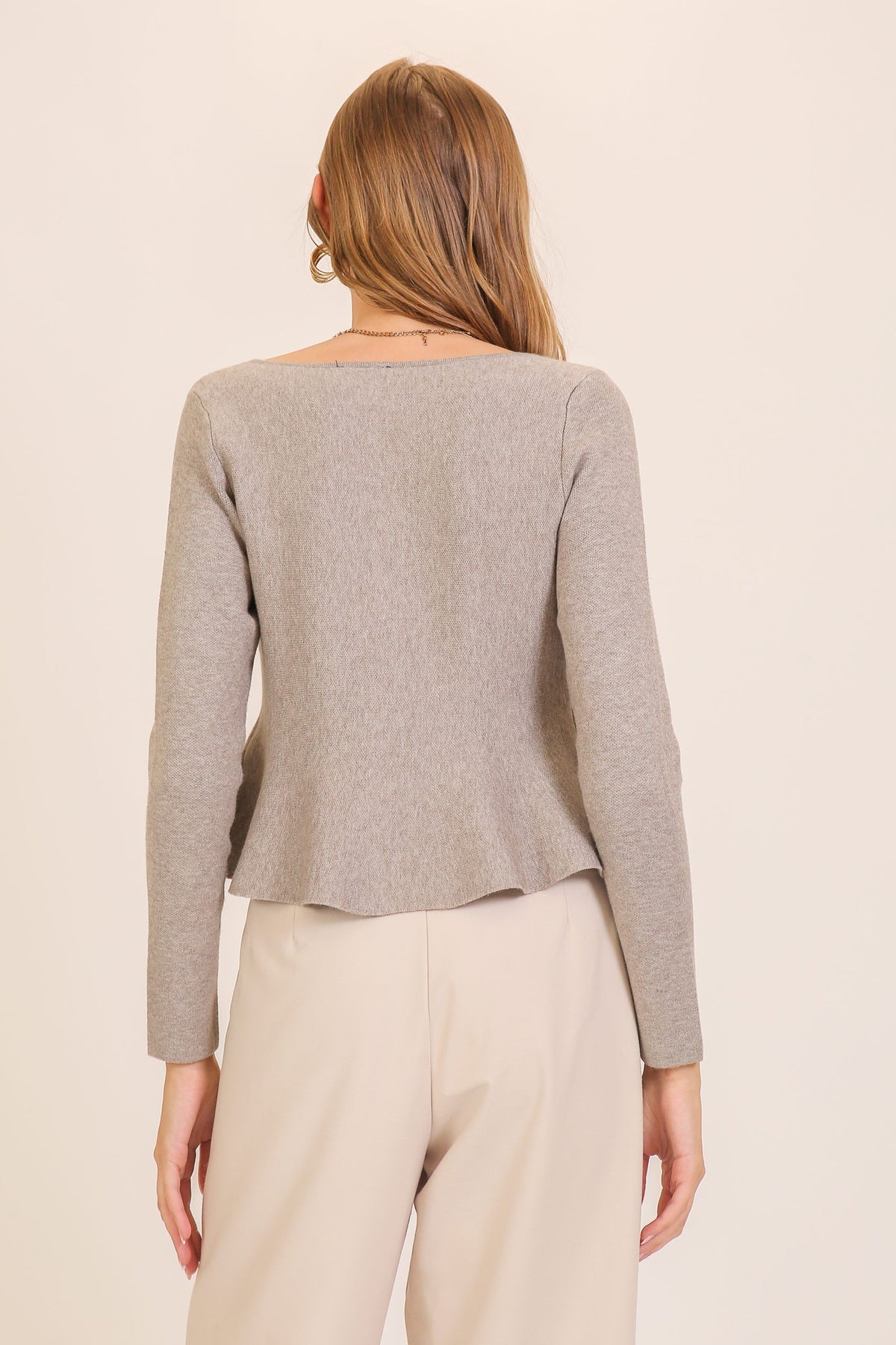 Liza Tailored Button Up Top