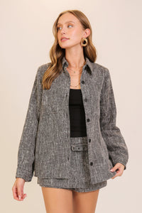 Cotton Blend Woven Top