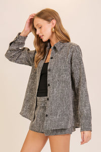 Cotton Blend Woven Top