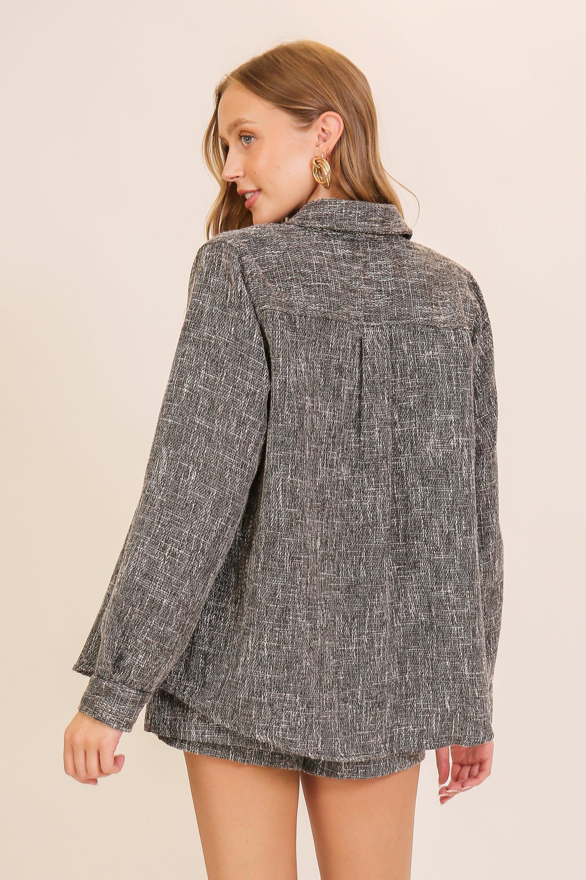 Cotton Blend Woven Top